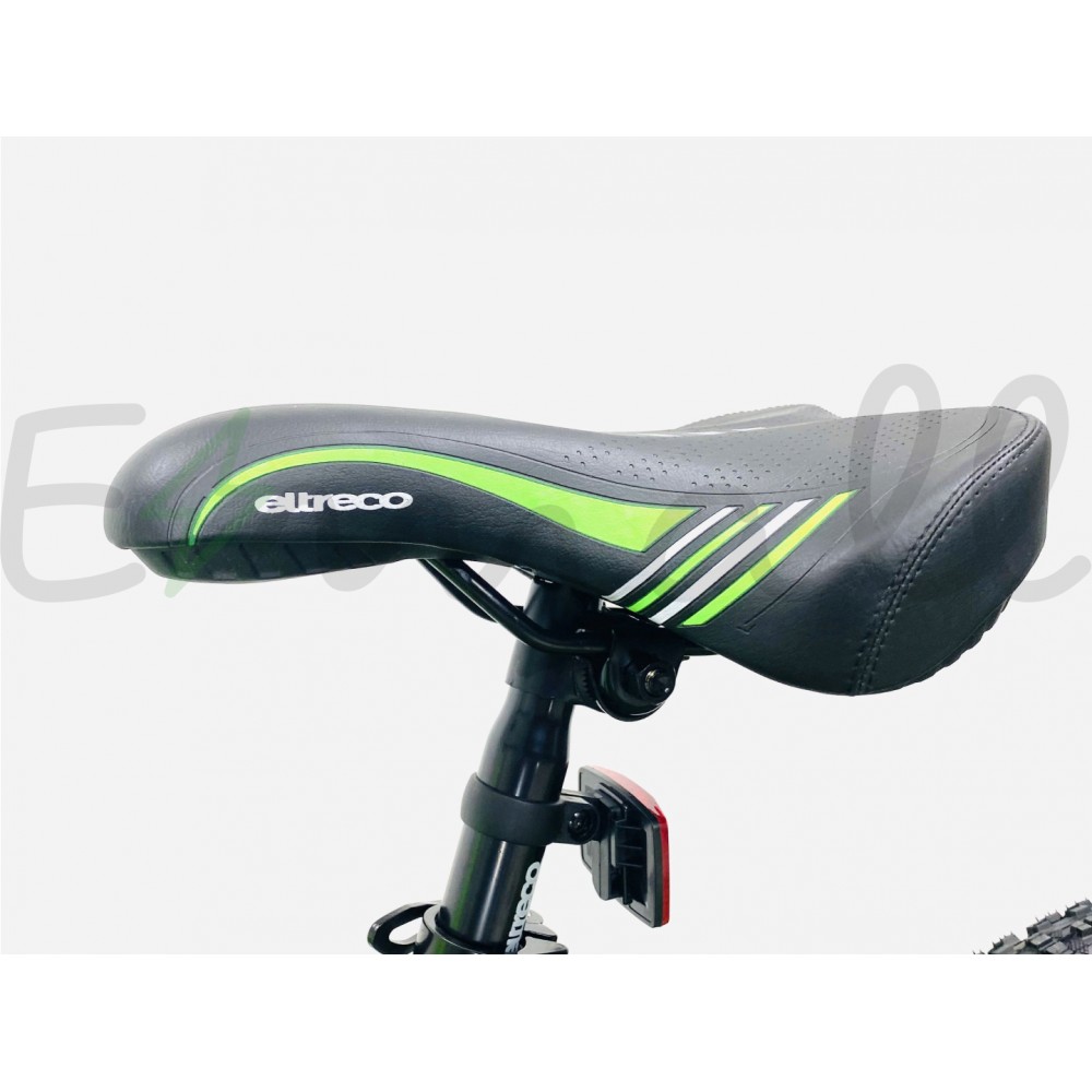 Электровелосипед велогибрид Eltreco XT 600 D (черно-зеленый) 17