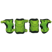 Набор защиты Tech Team Safety line 800, цвет зеленый (размеры S, M, L)